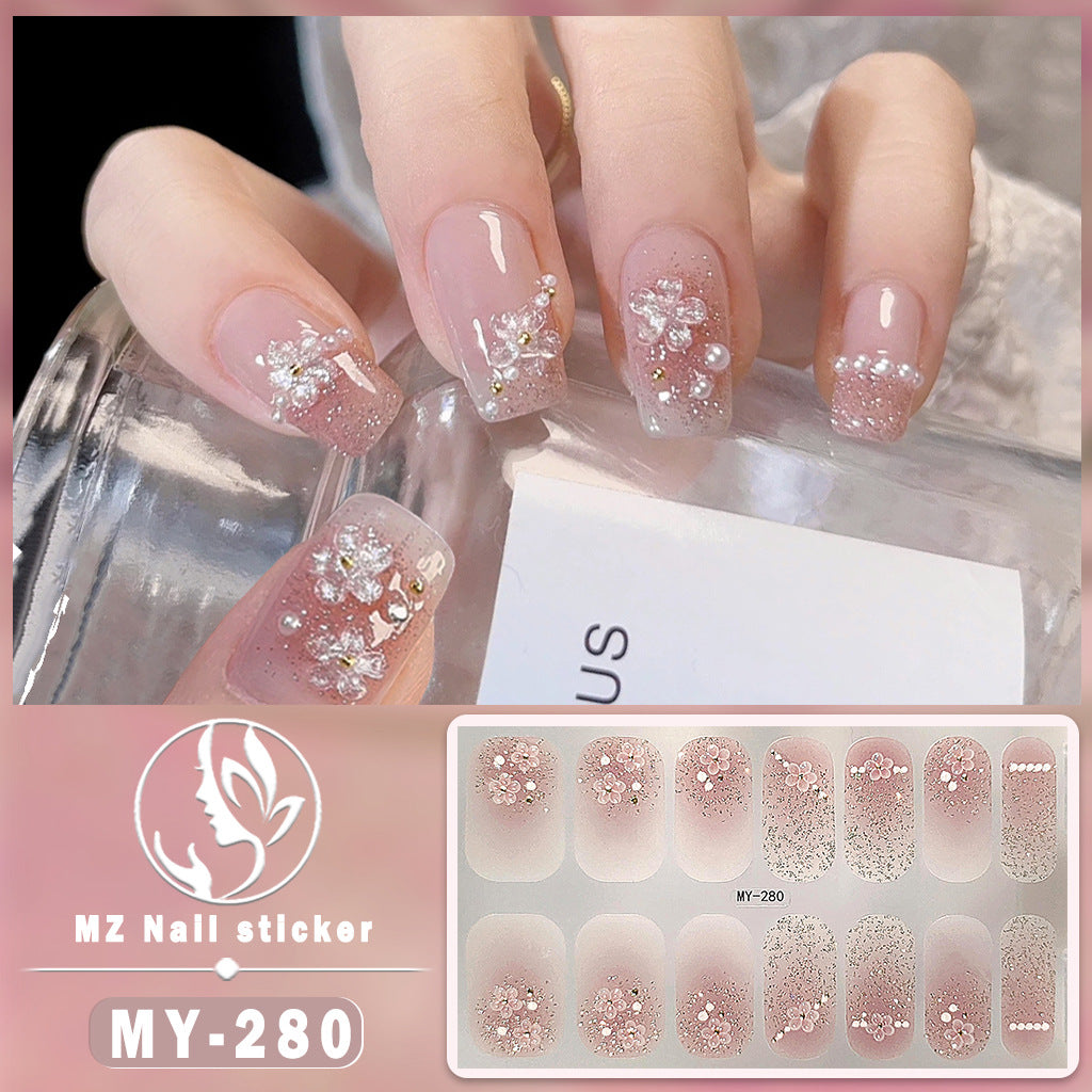 Wholesale MY Butterfly Baking Free Gel 5D Waterproof Diamond Like Nail Polish Stickers